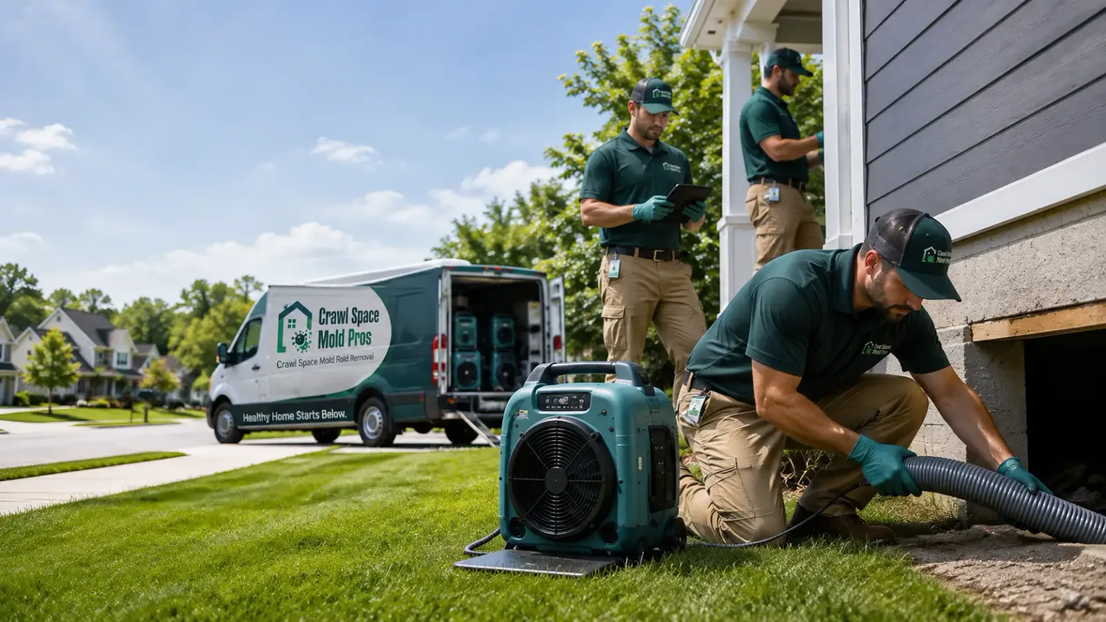 Crawl Space Mold Removal in Yuba City, CA